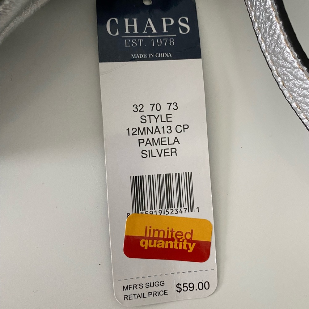 Chap’s Crossbody Purse/Bag - Silver - NWT - Picture 5 of 6